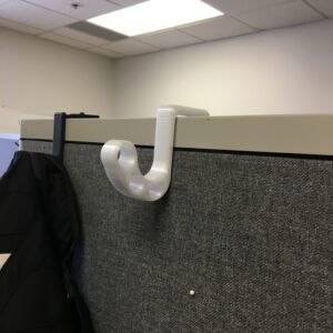 Hanging Helmet Hook for Cubicle